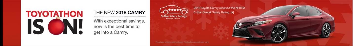 2017 and 2018 Toyota Camry NOW at Rothbard Toyota in Derwood MD